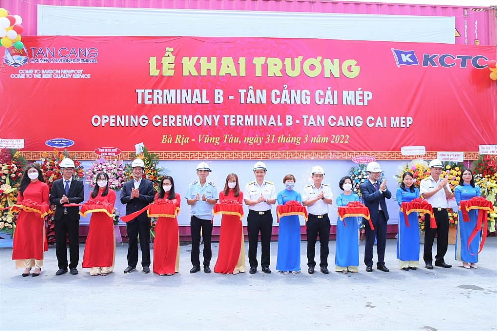 Đưa vào hoạt động Terminal B-Tân Cảng Cái Mép rộng 6,8 ha